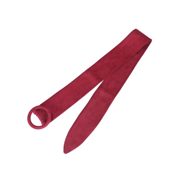 INSPIRE CHIC Womens Wide Waist Belts Soft Dress Belts for Ladies Vintage Rose Red