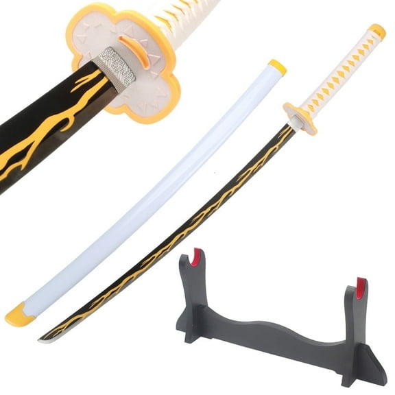 Elervino 41 inches Agatsuma Zenitsu Sword Real Metal