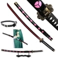 thumbnail image 1 of Elervino 41 inches Wooden Sword Shusui with Belt and Holder, 1 of 6