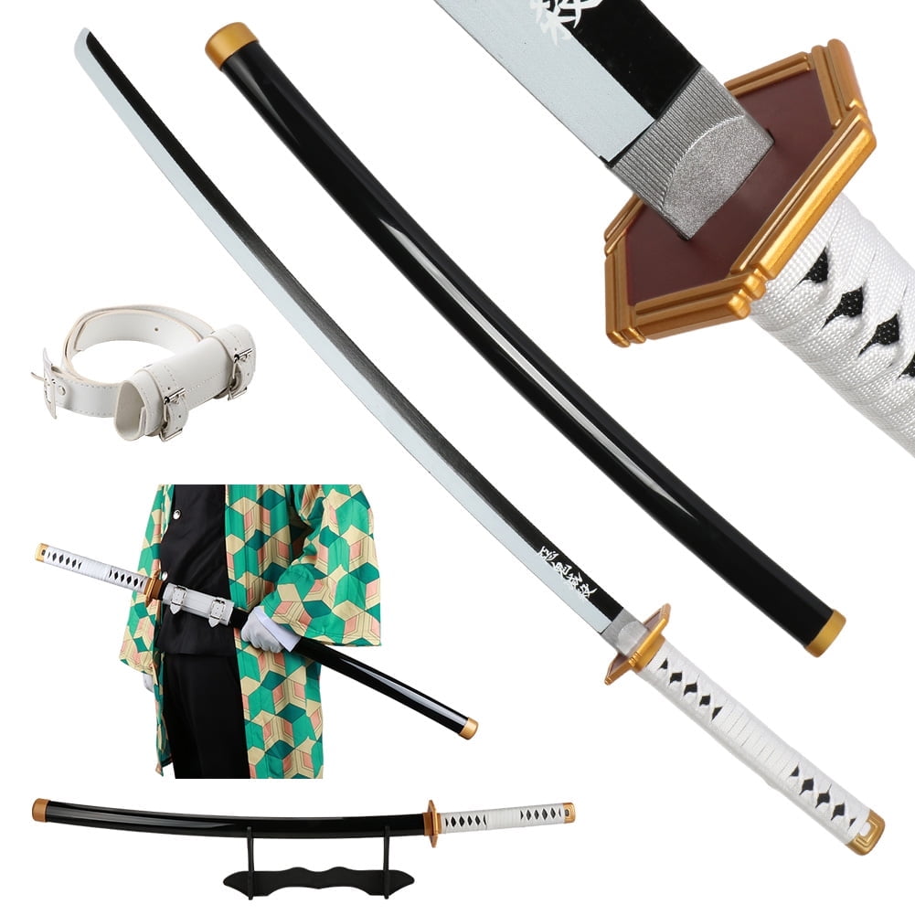 Elervino Bamboo Demon Slayer Sword with Belt Holder, 41 inches, Sabito  Swords - Walmart.com