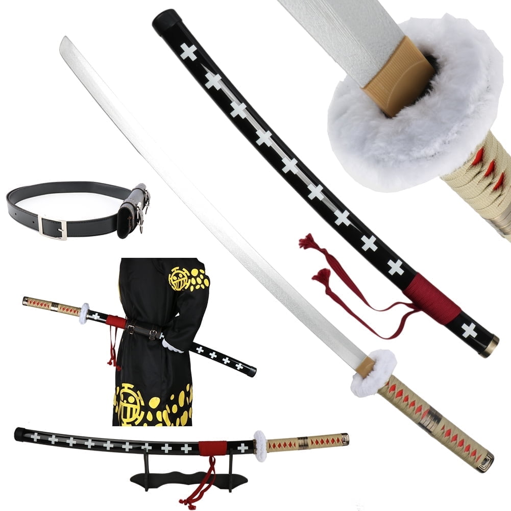 Elervino Bamboo Roronoa Zoro Sword With Belt Holder, 41 Inches, Death ...