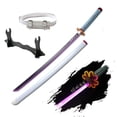 thumbnail image 1 of Elervino 41 Inches Plastic LED Sword Kanroji Mitsuri with Belt & Holder Stand, 1 of 6