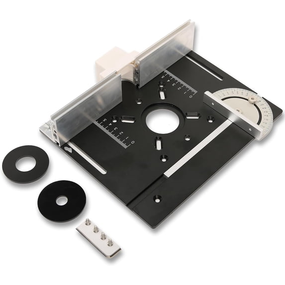 Elestoria Aluminum Router Table Insert Plate | Router Flip Plate for ...