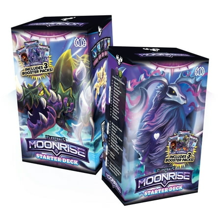 Elestrals TCG: Fulgoryx Starter Deck with 3 Packs + Posthumoose Starter Deck with 3 Packs BUNDLE