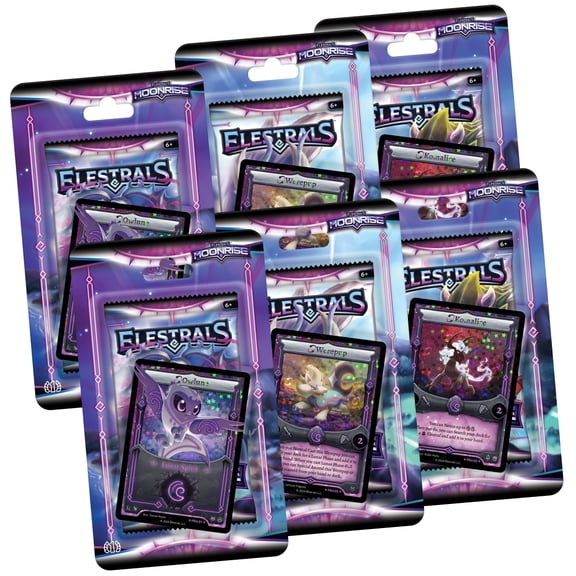 Elestrals TCG: Moonrise 6x Blister Pack BUNDLE