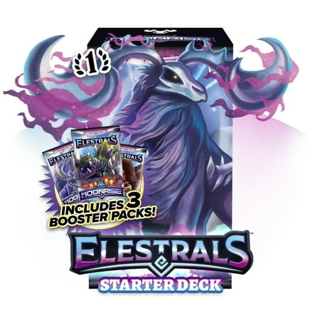 Elestrals TCG: Moonrise Posthumoose Starter Deck with 3 Packs