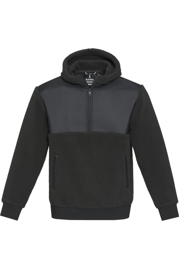 Adult Evans Hooded Sherpa Fleece Recycled Sweater Top