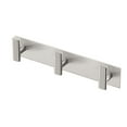 thumbnail image 1 of Elevate All Modern Décor 11"L Triple Robe Hook, Satin Nickel, 1 of 2
