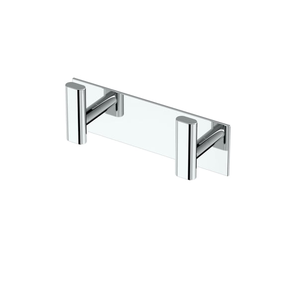 Gatco 1283 Elevate All Modern Décor 6.5" Double Robe Hook, Chrome