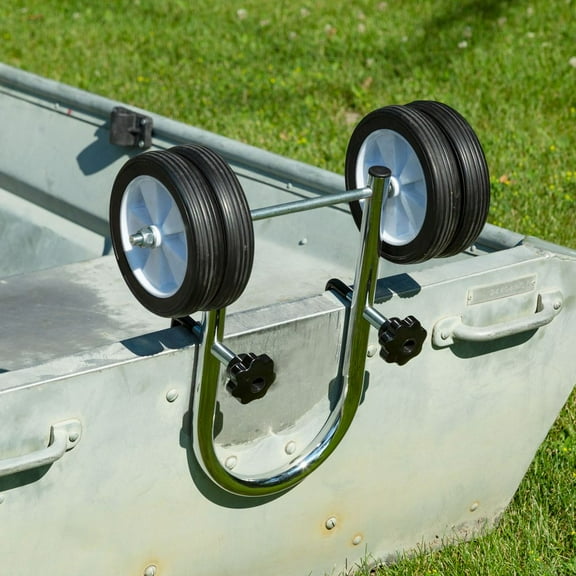 Elevate Boat or Canoe Transom 1-Person Dolly Cart