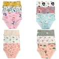 thumbnail image 1 of Elevate Comfort with B&Q's 12-Pack Cotton Briefs for Toddler Girls and Kids | Sizes 2T-7T | Soft and Cozy Underwear Essentials, 1 of 5