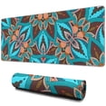 thumbnail image 1 of Elevate Your Desk: Floral Mandala Mouse Mat - Small Custom Size, Non-Slip Rubber Base, Stitched Edge, Waterproof, Perfect for Gaming and Office (31.5 X 11.8 Inch), 1 of 7