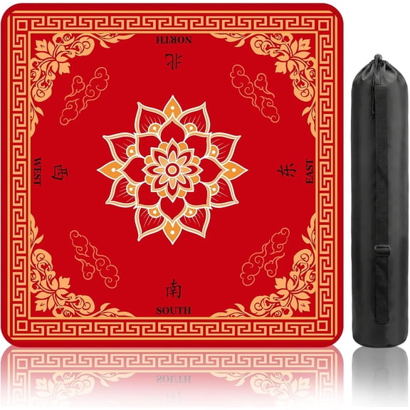 Elevate Game Night - 31.5" Mahjong Mat, Non-Slip, Noise-Damping, for Home & Parties