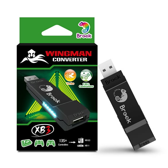 Elevate Gaming With Brook Wingman XB 3 Wireless Adapter, Remap & Turbo,Restore your Retro Controller