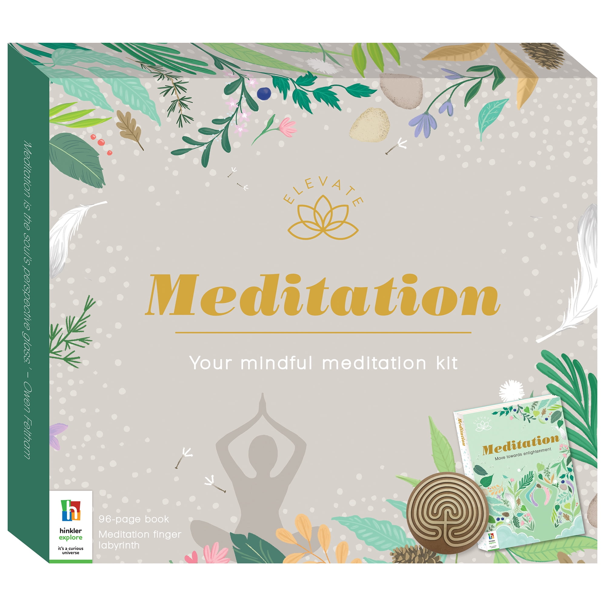 Elevate - Meditation Kit - Mindfulness Tools for Adults - Mental Health and  Self Care Essentials - Meditation Aid - Finger Labyrinth - Adult Hobbies -  Stress Relief and Relaxation Guide 