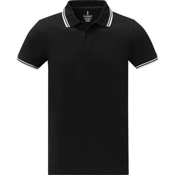 Elevate Mens Amarago Short-Sleeved Polo Shirt