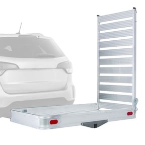 Hitch Cargo Carrier with Ramp, Class III or IV, 500 lb, Elevate Outdoor