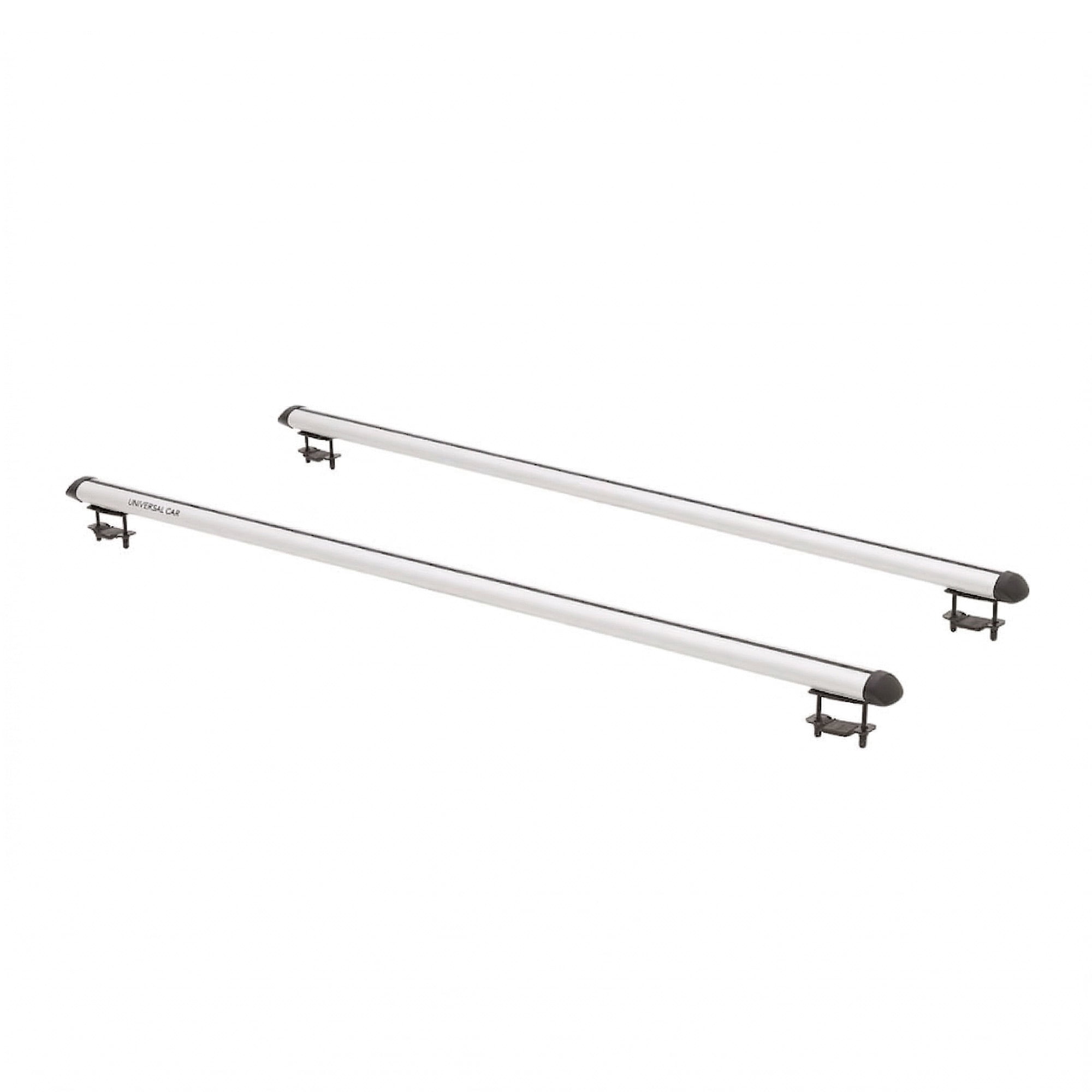 Elevate Outdoor 48.5" Aluminum Universal Cross Bars with 200 lb. Weight Capacity, Silver