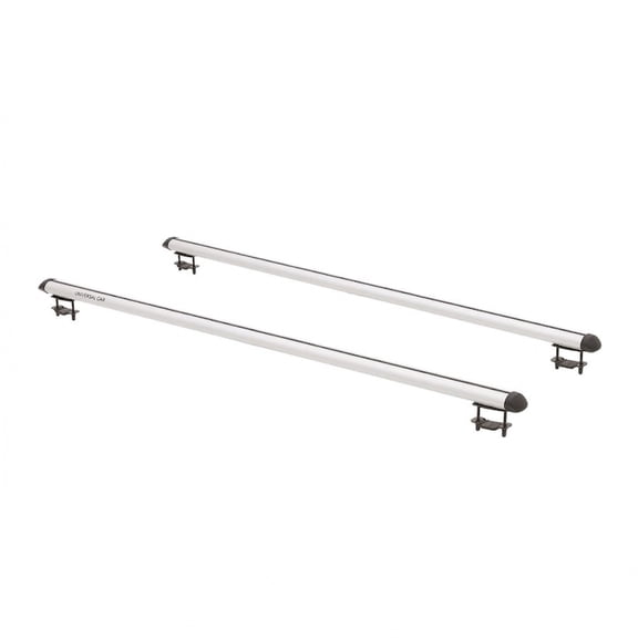 Elevate Outdoor 48.5" Aluminum Universal Cross Bars with 200 lb. Weight Capacity, Silver