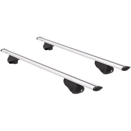 Elevate Outdoor 54" Aluminum Cross Bars with 195 lb. Capacity and Protective Clamps