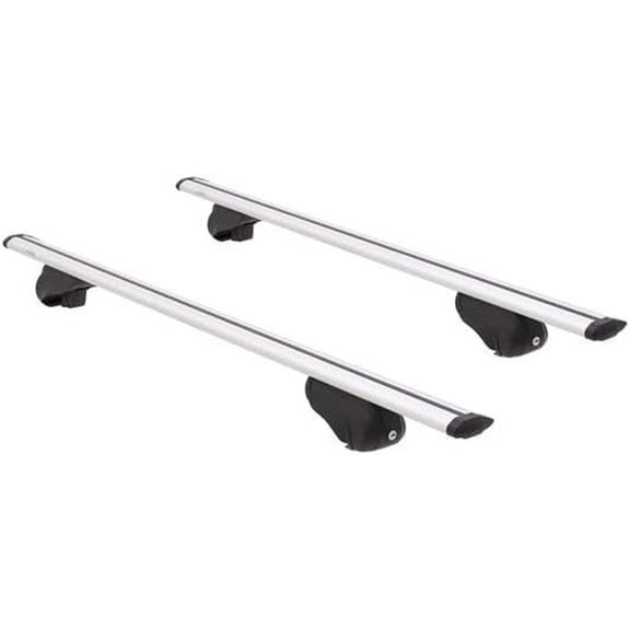 Elevate Outdoor 54" Aluminum Cross Bars with 195 lb. Capacity and Protective Clamps