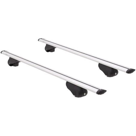 Elevate Outdoor 54" Aluminum Cross Bars with 195 lb. Capacity and Protective Clamps