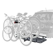 Elevate Outdoor BCCB-1169-4 Steel Basket Cargo Carrier with Bike Rack, Fits 4 Bikes