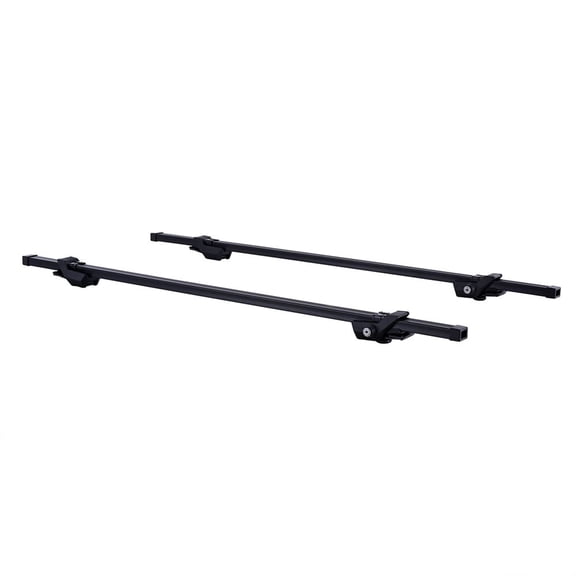 Elevate Outdoor 52" Carbon Steel Cross Bars with 110 lb. Capacity and Lockable Design