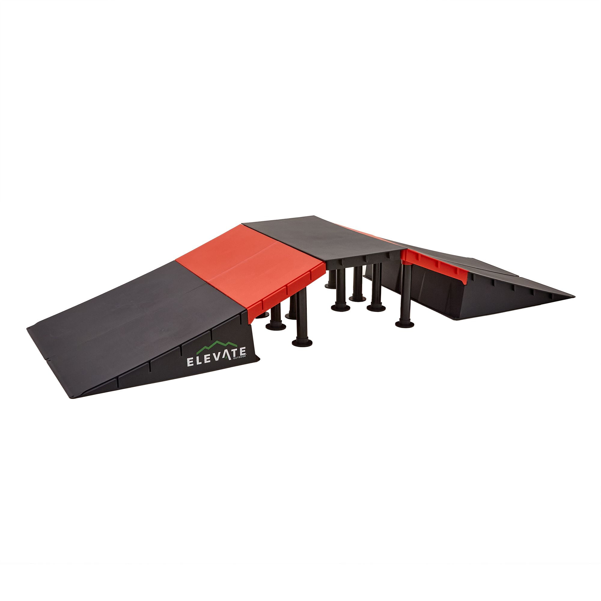 Elevate Outdoor Jumbo Plastic Skate Ramp Set, Bike & BMX