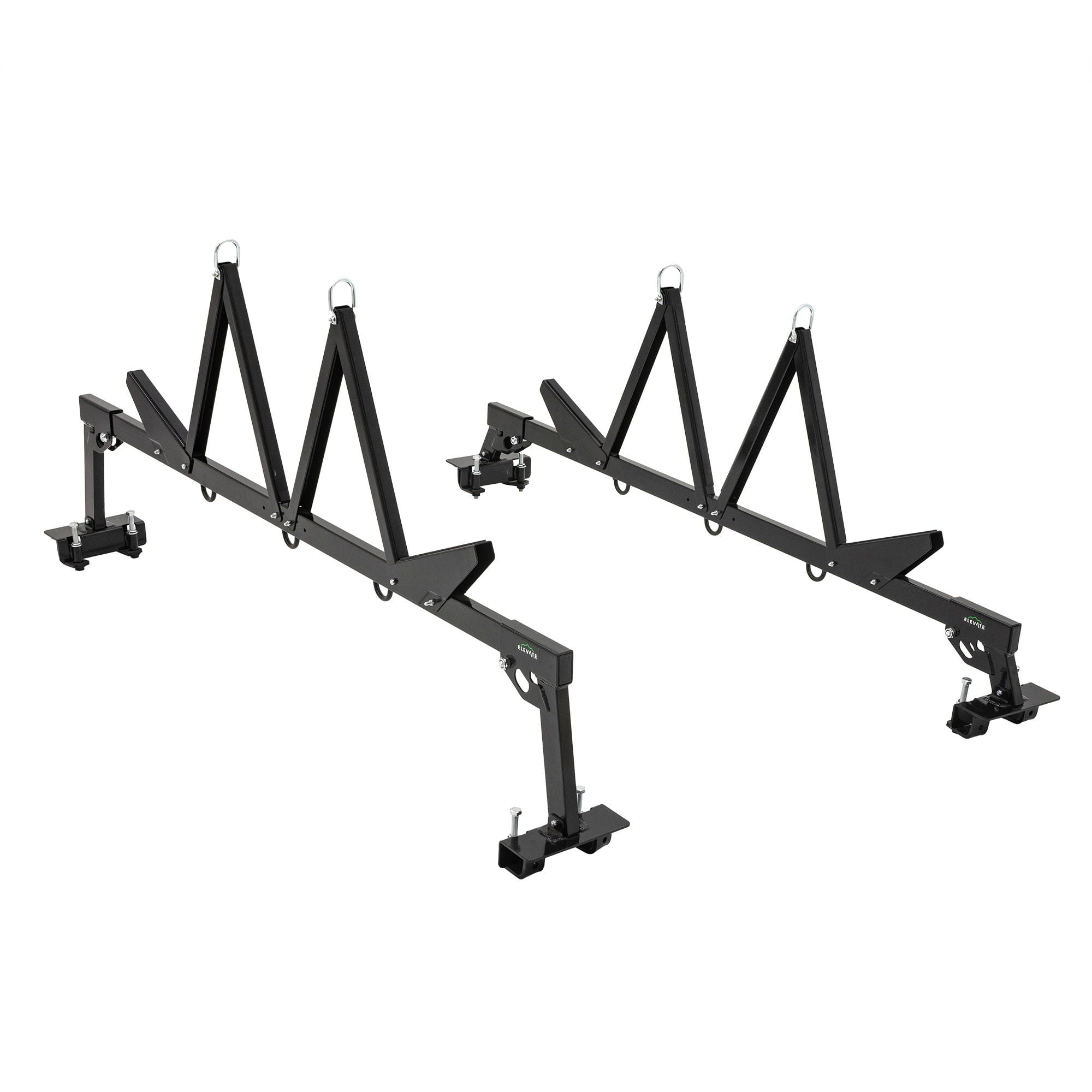 Adjustable Black Steel Truck Bed Kayak & SUP Rack with No-Drill Installation