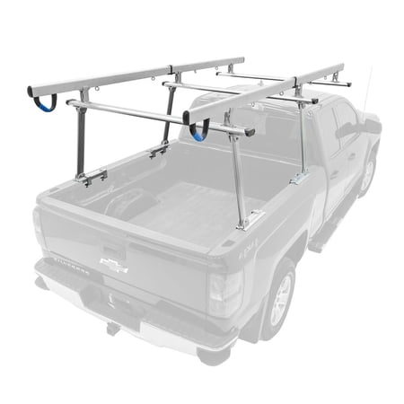 Elevate Outdoor UPUT-RACK-ALUM-V2 Universal Aluminum Over-Cab Truck Rack - 800-lb Cap