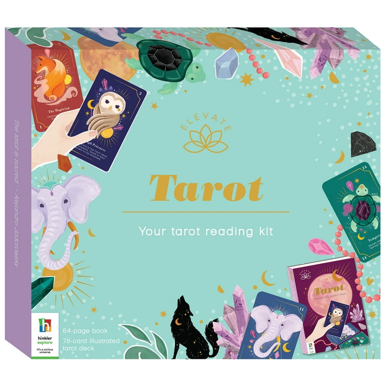 Elevate - Tarot Kit - Arcana and Readings for Adults - History and Origins  of Tarot - Mental Health and Self Care Essentials - Tarot Cards - Adult  Hobbies - Discover Divination 