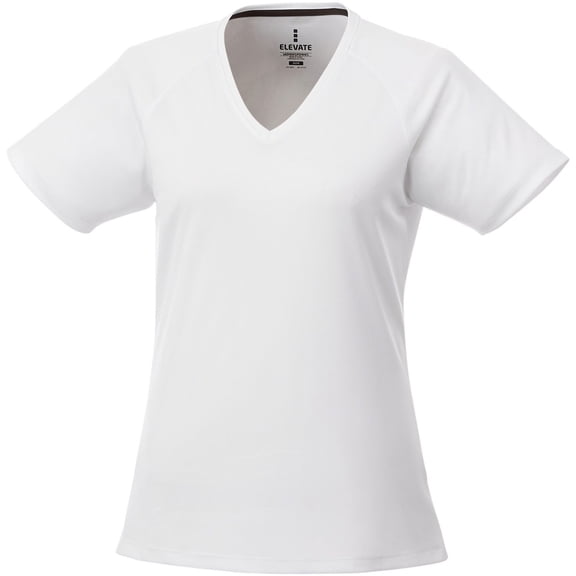 Elevate Womens Amery Short Sleeve Cool Fit V-Neck T Shirt