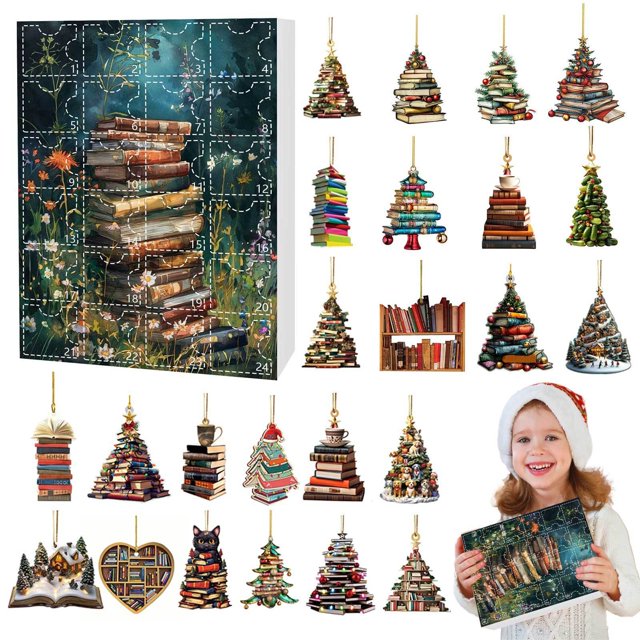 Elevate Your Holiday Decor with the 2024 Christmas Book Tree Ornament