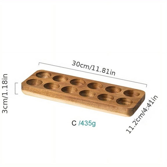 Elevate Your Kitchen with our Stylish, Modern Wooden Egg Storage Box: Multi-compartment, Preserves Freshness, Perfect for Organization