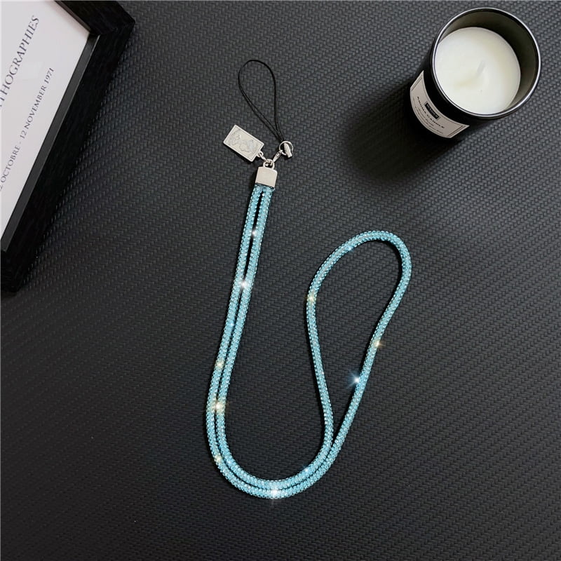 Elevate Your Style: Colorful Rhinestone Cell Phone Lanyard - Long ...