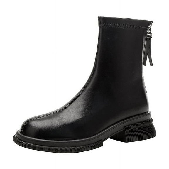 Elevate Your Style with These Retro Chunky Heeled Ankle Boots