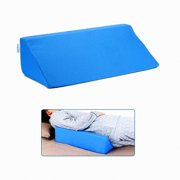 ElevateEase Body Positioning Wedge Pillow - Pregnancy Support Pillow with Ankle and Leg Bolster for Back Alignment and Bedroom Comfort (Blue)