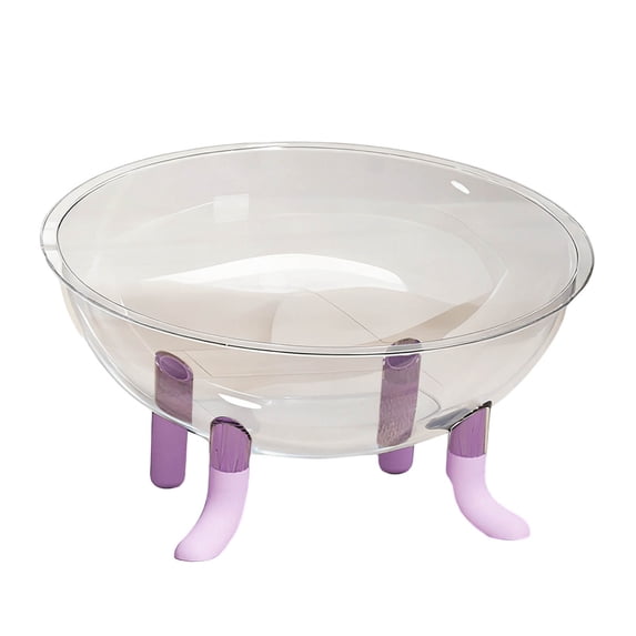 Elevated Acrylic Pet Bed for Cats with Strong Support Frame and Comfortable Resting Space