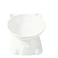 thumbnail image 1 of Elevated Cat Bowls, 15° Tilted Raised Cat Food Bowl Anti-Vomiting,Whisker Friendly, Large Adjustable Cat Dishes for Protecting Spine, Adult Kitten, 1 of 6
