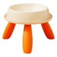 thumbnail image 1 of Elevated Cat Bowls,5.51x5.31 Inches Wide Raised Plastic Cat Food Bowls with Anti-Slip Stand,No Spill Cat Food and Water Feeding Station for Cats Puppy Indoor Outdoor, 1 of 3
