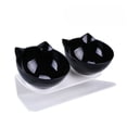 thumbnail image 1 of Elevated Cat Double Bowls With Stand, 15 Degree Tilted Anti-choking Cat Food And Water Bowl With Holder For Neck Protection, 1 of 6