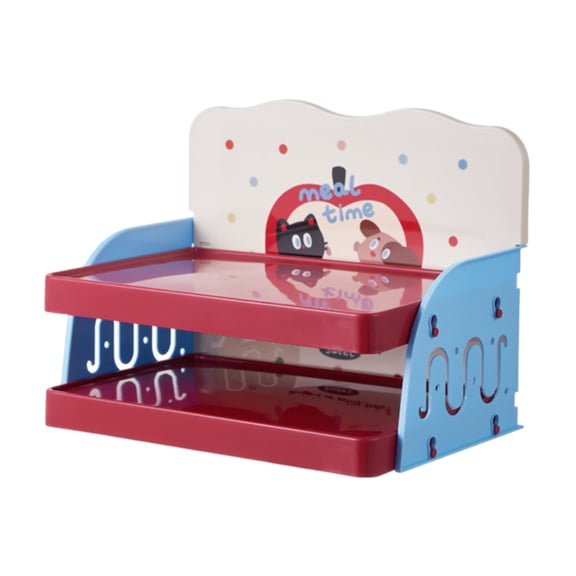 Elevated Cat Feeding Platform for Indoor Use with Adjustable Height Bowls Stand—Robust TPR Material - Base Suitable for Cats and Dogs