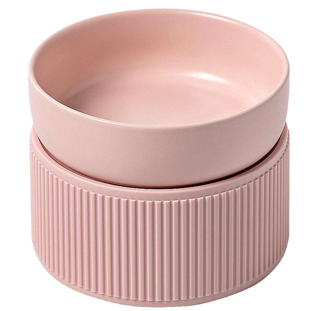 Elevated Cat Food Bowl Widen Raised Cat Food Dishes for Protecting