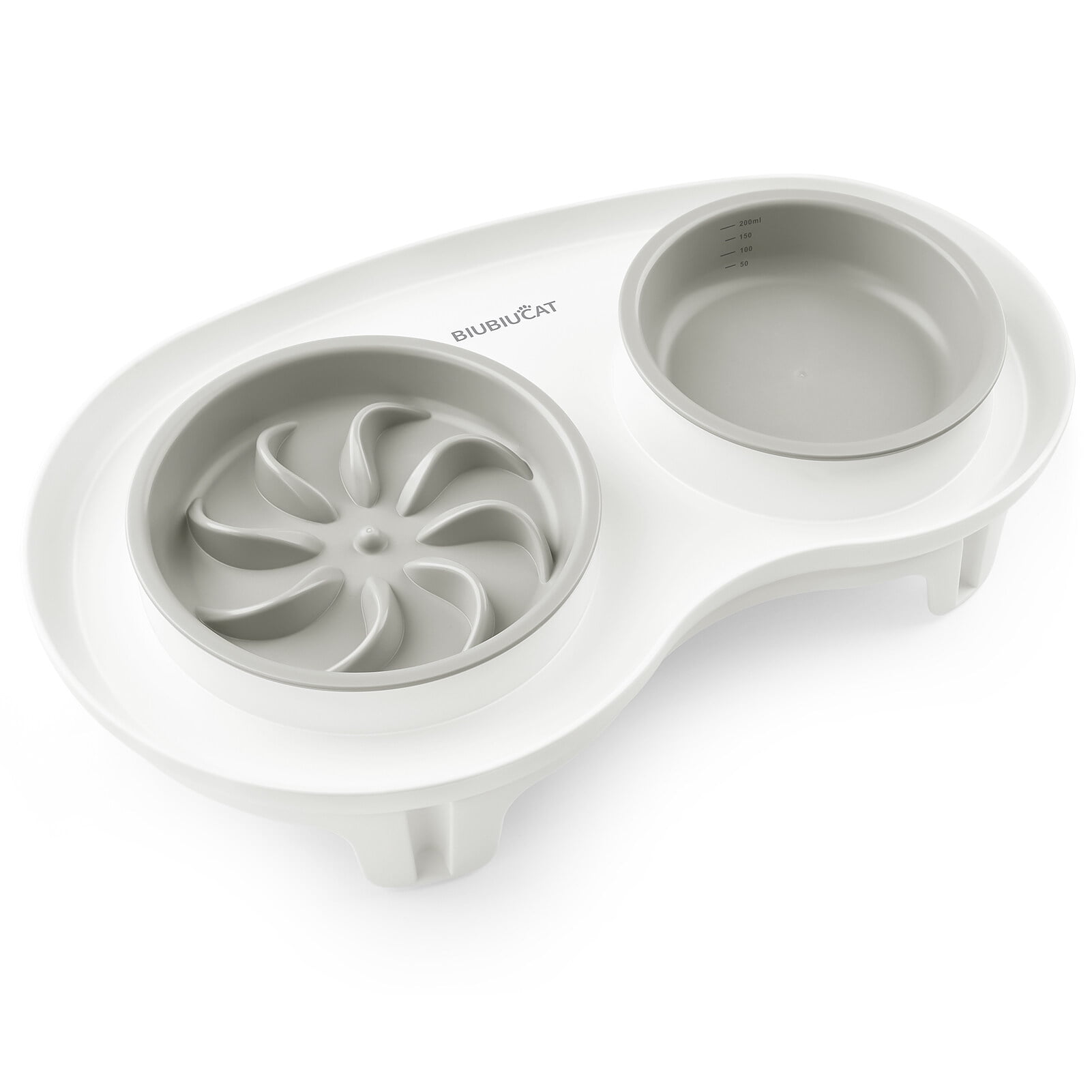 Elevated Cat Slow Feeder Bowl, AntiVomiting Bloat Stop Raised Food