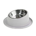 thumbnail image 1 of Elevated Cat Dog Feeder Stainless Steel Bowls Adjustable Height Stand for Comfortable Home Feeding Station Easy Cleaning Durable Pet Dish, 1 of 4