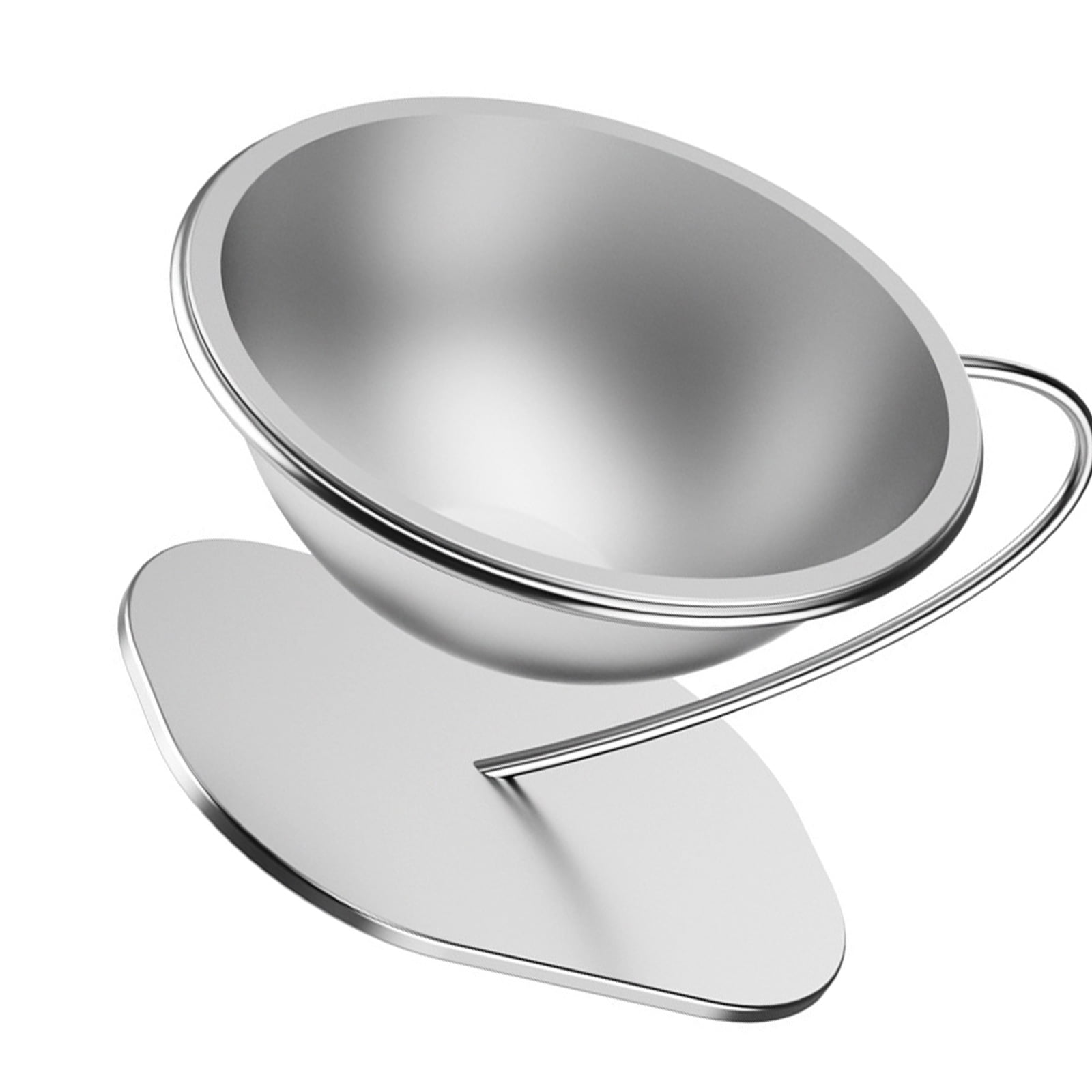 Stainless Steel Tilted Pet Bowl Elevated Feeders Dish NonSlip Design with 15 Degree Angles For Pet Easy Eating