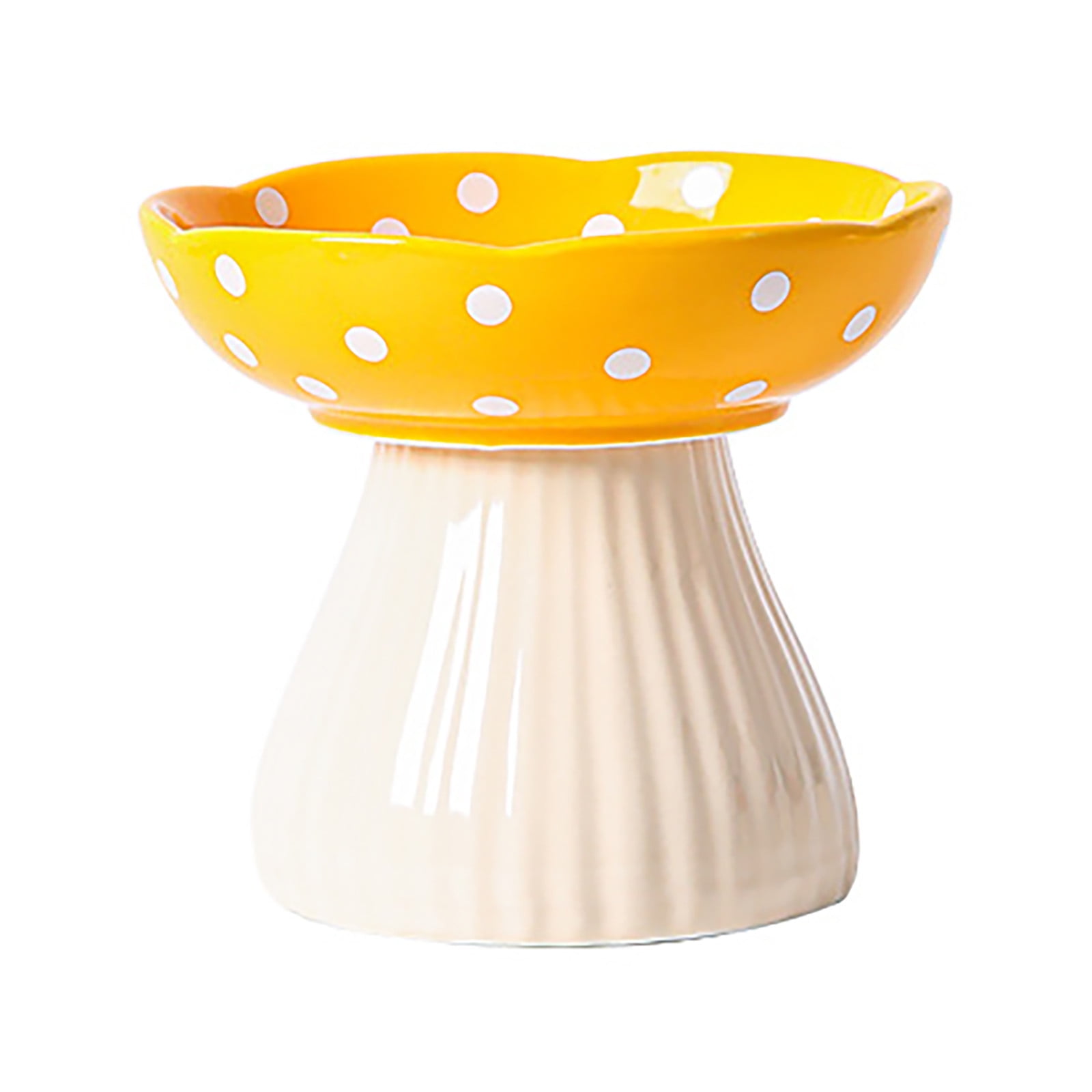 4-Pack Raised Ceramic Cat Bowls With Metal Stand - Whisker Friendly, Dishwasher Safe - View #9