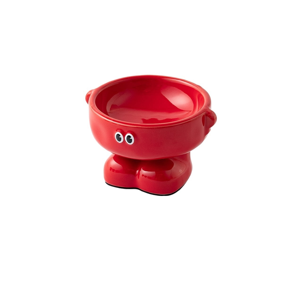 Elevated Ceramic Pet Bowl, Spine Friendly Raised Feeding Bowl, Stylish Food Basin for Cats and Dogs