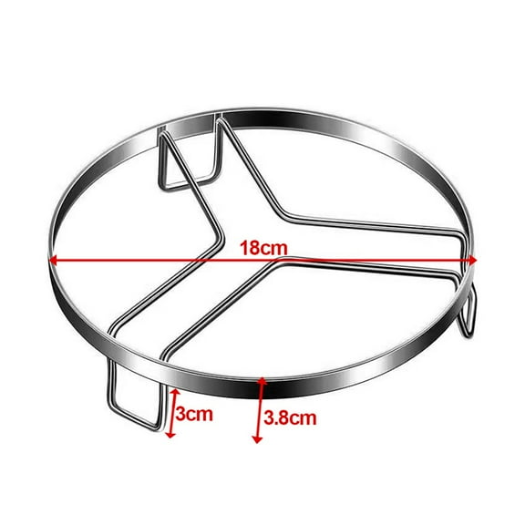 Elevated Design 2Pcs Steam Racks In Sturdy Stainless Steel For Home Chefs